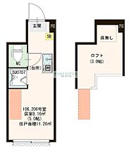 ハーモニーテラス南砂町 206 ｜ 東京都江東区南砂３丁目4-11（賃貸マンション1R・2階・11.26㎡） その2