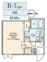 アレーロ上落合 102 ｜ 東京都新宿区上落合１丁目29-3（賃貸マンション1K・1階・23.48㎡） その2