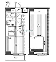 プレミアムキューブＧ北新宿 803 ｜ 東京都新宿区北新宿４丁目1-6（賃貸マンション1K・8階・25.28㎡） その2