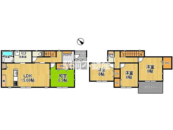 間取りを拡大表示