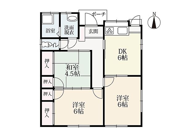 廣重借家　西側 西側｜佐賀県佐賀市大和町大字尼寺(賃貸一戸建3DK・--・55.48㎡)の写真 その2