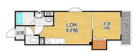 大阪府交野市郡津1丁目（賃貸アパート1LDK・1階・33.39㎡） その2