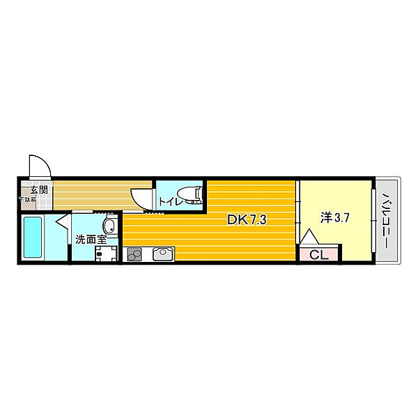 サンシエ寝屋川 302｜大阪府寝屋川市桜木町(賃貸アパート1DK・3階・29.01㎡)の写真 その4