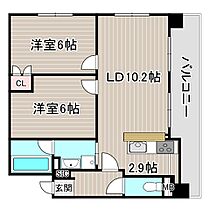 プロパレス門真IIアリア 206 ｜ 大阪府門真市栄町19-6（賃貸マンション2LDK・2階・53.13㎡） その2