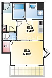 ブルグリンコート夕陽丘 9階