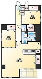 シークレフ北浜 2階