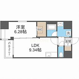 間取図画像 1LDK