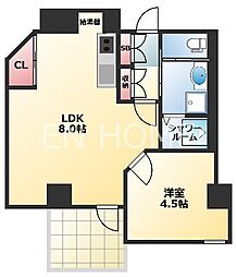 シャトル夕陽丘 4階