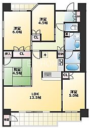 ラ・ヴィータ日本橋 4LDKの間取図画像