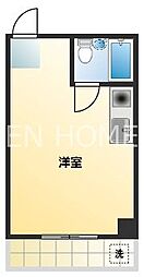 プレアール日本橋 ワンルームの間取図画像