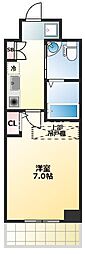 セレニテ本町ロジ02 1Kの間取図画像
