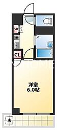 ウェルネス上本町 1Kの間取図画像