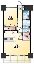ソルグランデ 1LDKの間取図画像