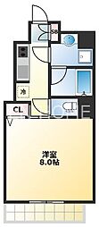 S-RESIDENCE谷町五丁目 1Kの間取図画像