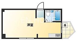 トリル日本橋 ワンルームの間取図画像