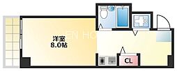 エクセレンスフクイ 1Kの間取図画像