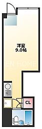 マンションMK・2 ワンルームの間取図画像