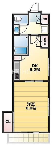 コンソラーレ日本橋 306｜大阪府大阪市中央区日本橋１丁目(賃貸マンション1DK・3階・33.81㎡)の写真 その2