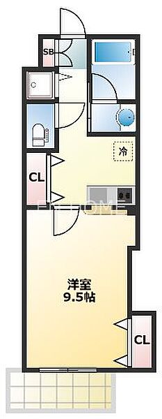 樹樹ガーデン 609｜大阪府大阪市西区南堀江１丁目(賃貸マンション1K・6階・31.00㎡)の写真 その2