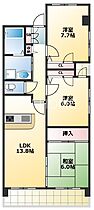 大阪府大阪市浪速区塩草２丁目4-22（賃貸マンション3LDK・7階・76.00㎡） その2