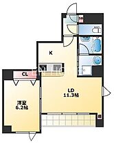 大阪府大阪市天王寺区勝山１丁目10-21（賃貸マンション1LDK・8階・39.97㎡） その2