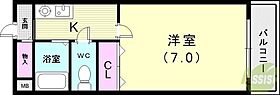 サンシャII  ｜ 兵庫県神戸市西区南別府1丁目（賃貸マンション1K・4階・21.60㎡） その2