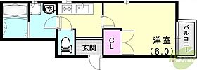 クレセント西代  ｜ 兵庫県神戸市長田区大谷町1丁目（賃貸アパート1K・2階・20.06㎡） その2