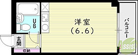 グランメール長田  ｜ 兵庫県神戸市長田区六番町8丁目（賃貸マンション1R・4階・20.04㎡） その2