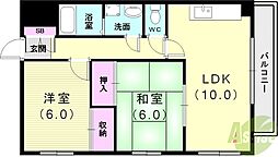 コンフォート宮下 2LDKの間取図画像