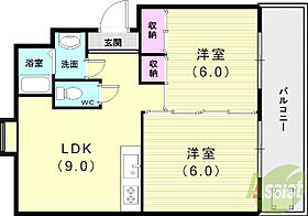 ダイバーシティ神戸長田  ｜ 兵庫県神戸市長田区大谷町3丁目（賃貸マンション2LDK・3階・49.00㎡） その2