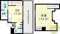 メゾン・ド・ヴィレ板宿 5階1LDKの間取り