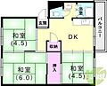 伊川谷団地1号棟5階3.9万円