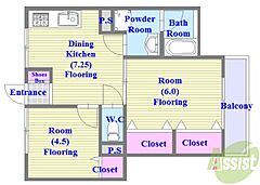 物件の間取り