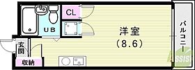 プレジール有瀬  ｜ 兵庫県神戸市西区伊川谷町有瀬（賃貸マンション1R・3階・22.68㎡） その2