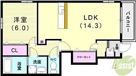 プロムナードA  ｜ 兵庫県神戸市西区伊川谷町有瀬（賃貸アパート1LDK・1階・48.19㎡） その2