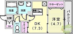 月見山駅 6.4万円