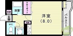 ロイヤルフォックス  ｜ 兵庫県神戸市西区大津和2丁目（賃貸マンション1K・3階・26.00㎡） その2