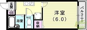 アリュール学院前III  ｜ 兵庫県神戸市西区伊川谷町有瀬（賃貸マンション1K・3階・20.00㎡） その2