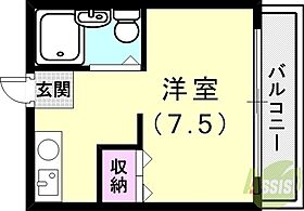 赤松コーポ  ｜ 兵庫県神戸市西区伊川谷町有瀬（賃貸アパート1R・2階・19.80㎡） その2