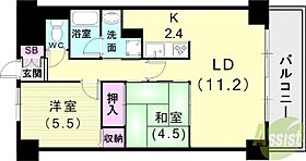 ロイヤル神戸池田広町  ｜ 兵庫県神戸市長田区池田広町10-1（賃貸マンション2LDK・3階・54.45㎡） その2