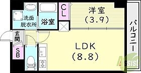 SDグランツ神戸ウエスト  ｜ 兵庫県神戸市長田区北町2丁目（賃貸マンション1LDK・4階・30.48㎡） その2