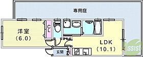 ニューライフ片山  ｜ 兵庫県神戸市長田区片山町1丁目（賃貸アパート1LDK・1階・37.17㎡） その2