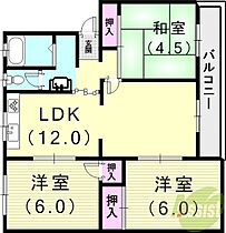 高倉台4団地16号棟  ｜ 兵庫県神戸市須磨区高倉台6丁目1-16（賃貸マンション3LDK・5階・59.90㎡） その2