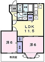 ヒューマンビレッジA  ｜ 兵庫県神戸市西区丸塚2丁目（賃貸アパート2LDK・1階・53.51㎡） その2