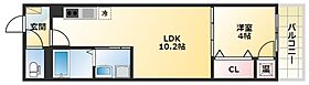 F asecia BONNY  ｜ 大阪府大阪市平野区加美北3丁目1-19（賃貸アパート1LDK・2階・33.64㎡） その2