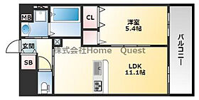 大阪府大阪市平野区長吉長原1丁目（賃貸マンション1LDK・1階・39.23㎡） その2