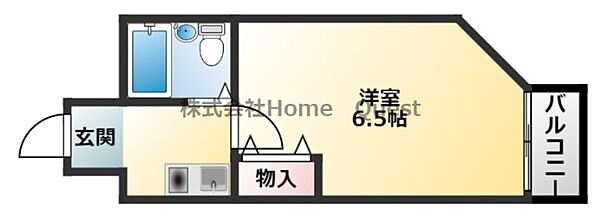 リーダースパーク21 406｜大阪府大阪市平野区加美正覚寺3丁目(賃貸マンション1K・4階・20.22㎡)の写真 その2