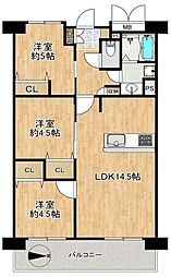 間取図画像 3LDK