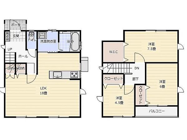 間取りを拡大表示