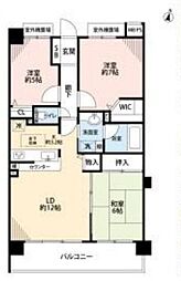 グランシエロ川口 3LDKの間取図画像